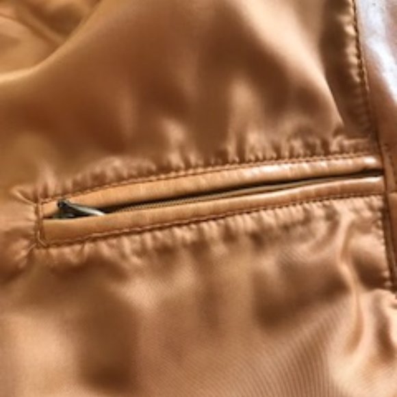 MENS GEORGETOWN LEATHER WESTERN JACKET XL - Picture 8 of 15